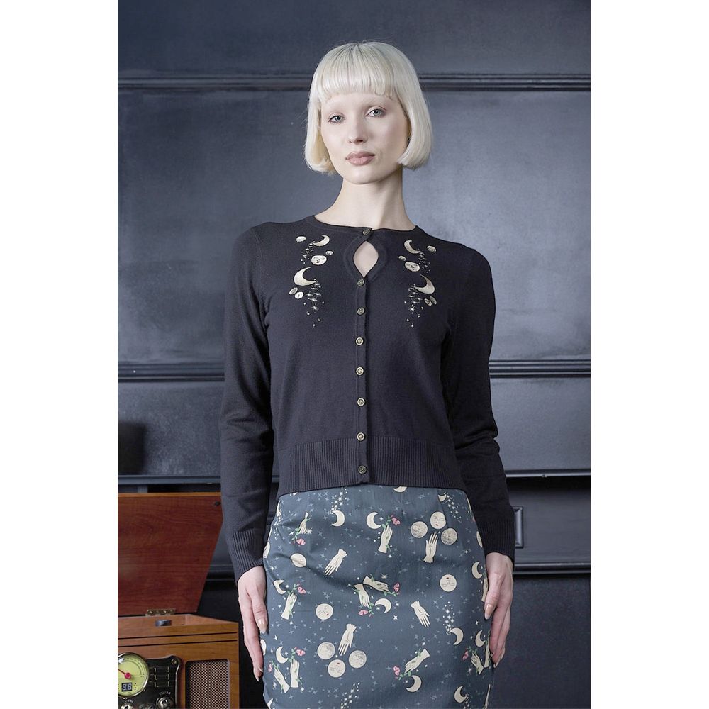 Banned - Heritage Moon Cardigan - Black